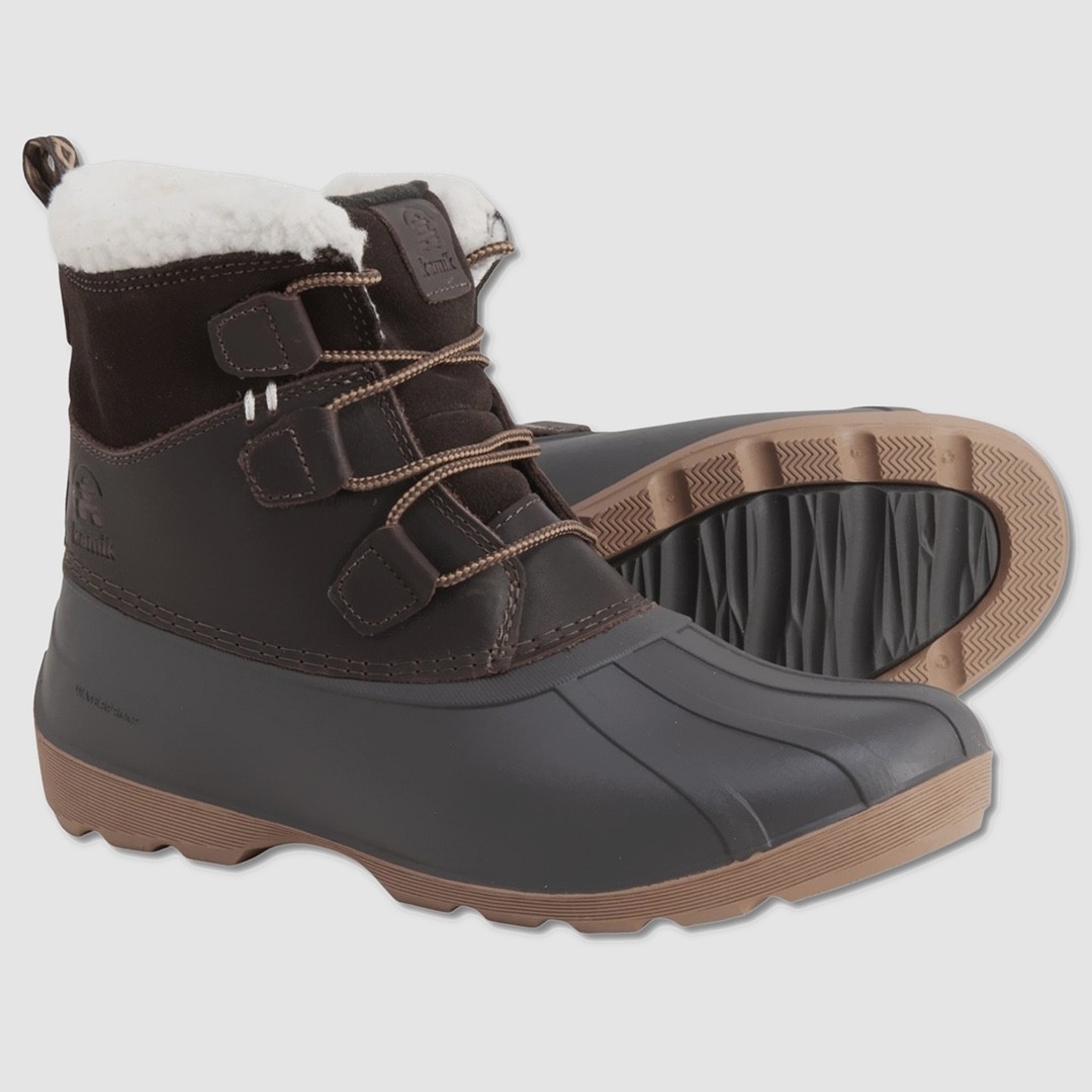 Womens Kamik Simona Mid Boots - NEW Size 6 Dark Brown - #44781-TOP3