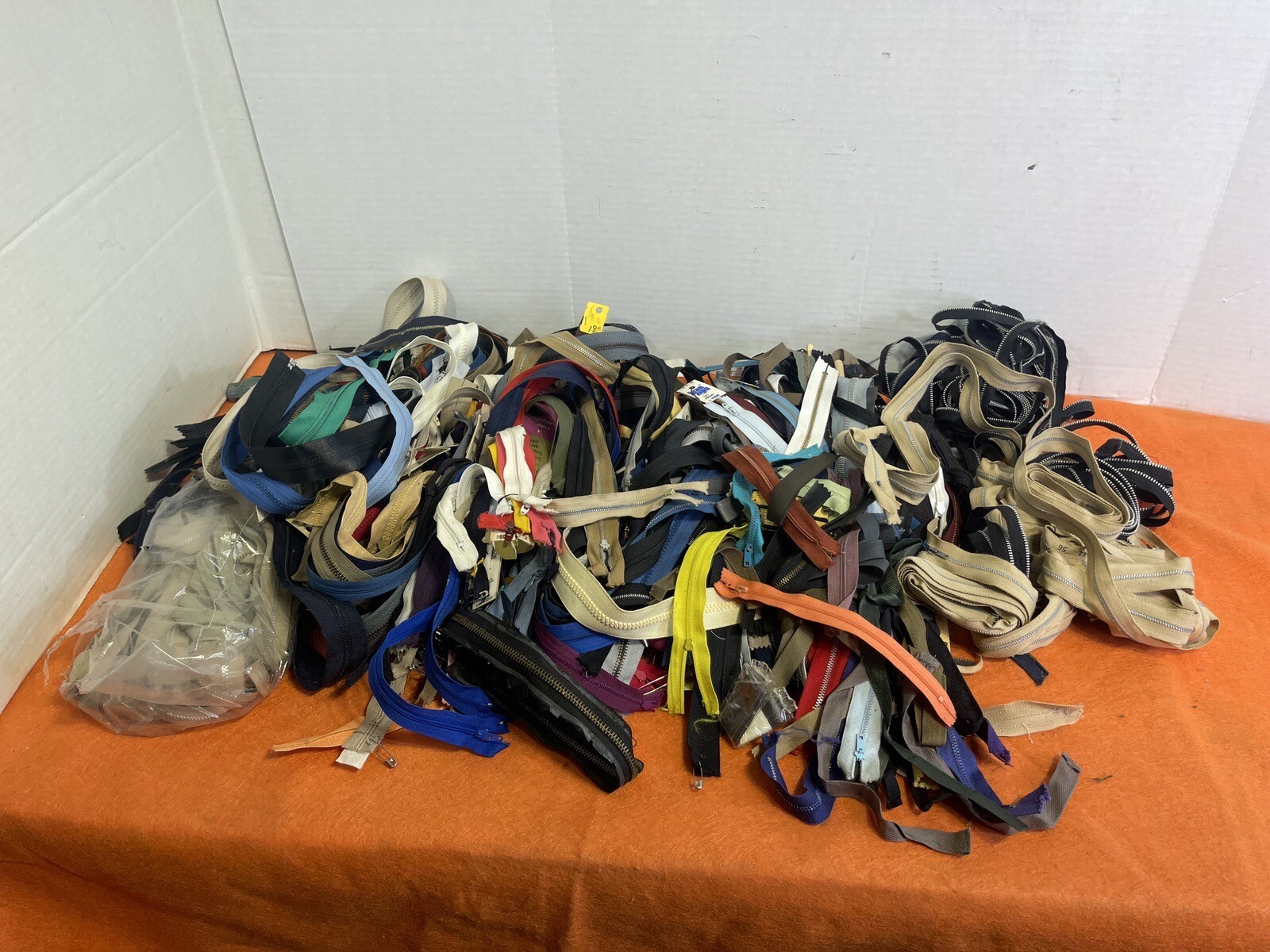 MASSIVE 10+ LB Lbs Lot ZIPPERS Random Multi Color Huge Various Sizes 