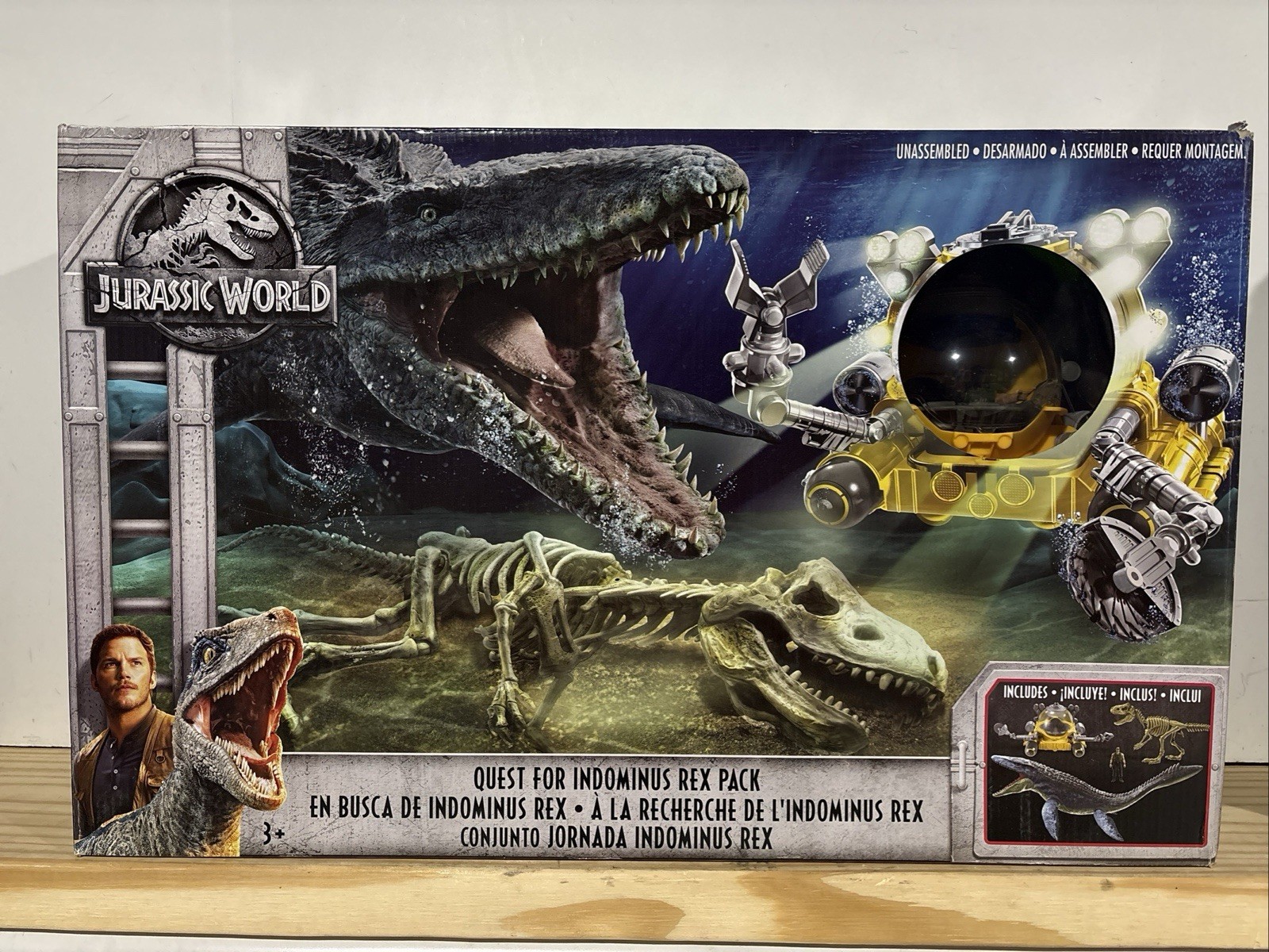 Jurassic World Fallen Kingdom Quest for Indominus Rex Pack Mattel 2018 NEW