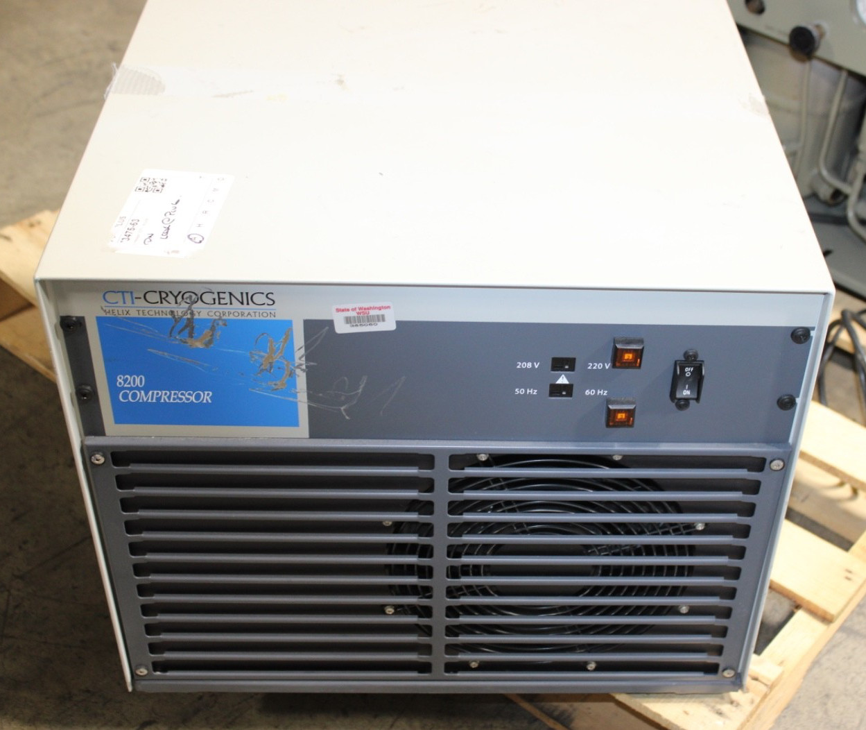CTI Cryogenics- 8200 Cryo Compressor   WORKING