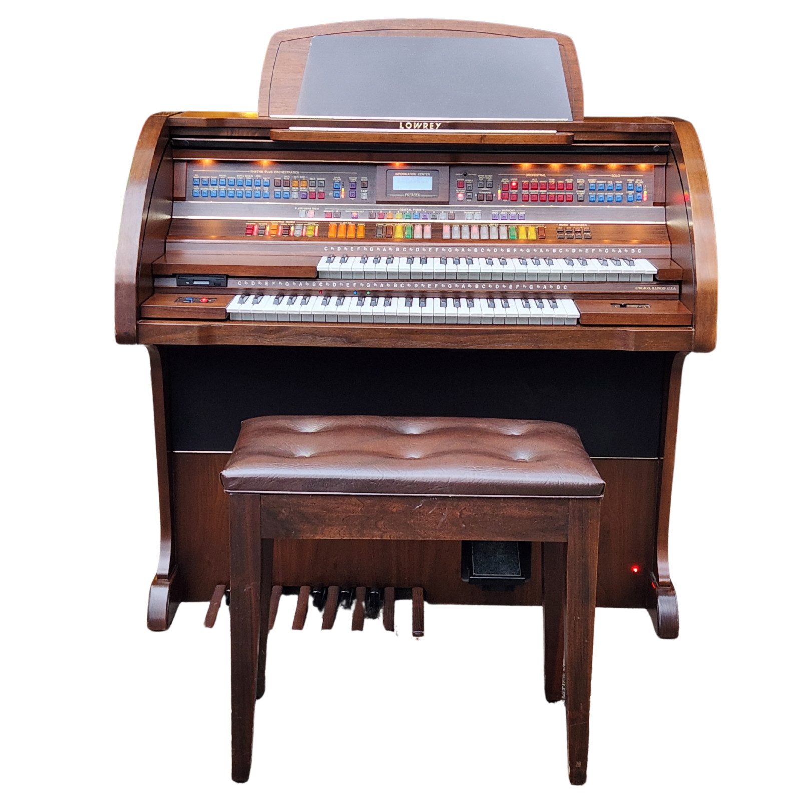 Lowrey SE30 Premier Virtual Orchestra Organ Piano with Bench Lowrey SE30 Premier Virtual Orchestra Organ Piano with Bench