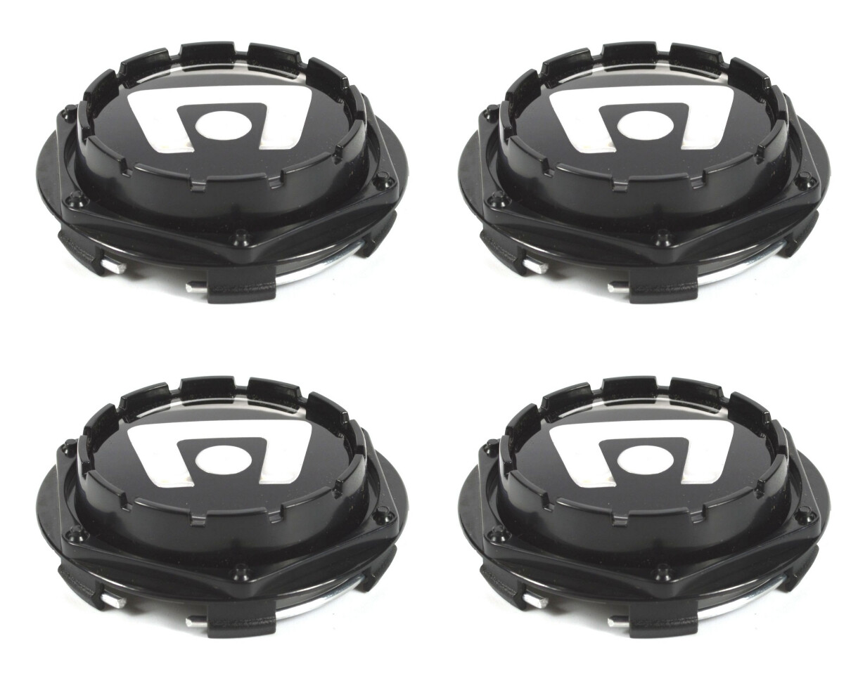 4x Motegi Racing MR116 MR117 MR118 MR128 Wheel Center Caps Gloss Black 4/5 Lug