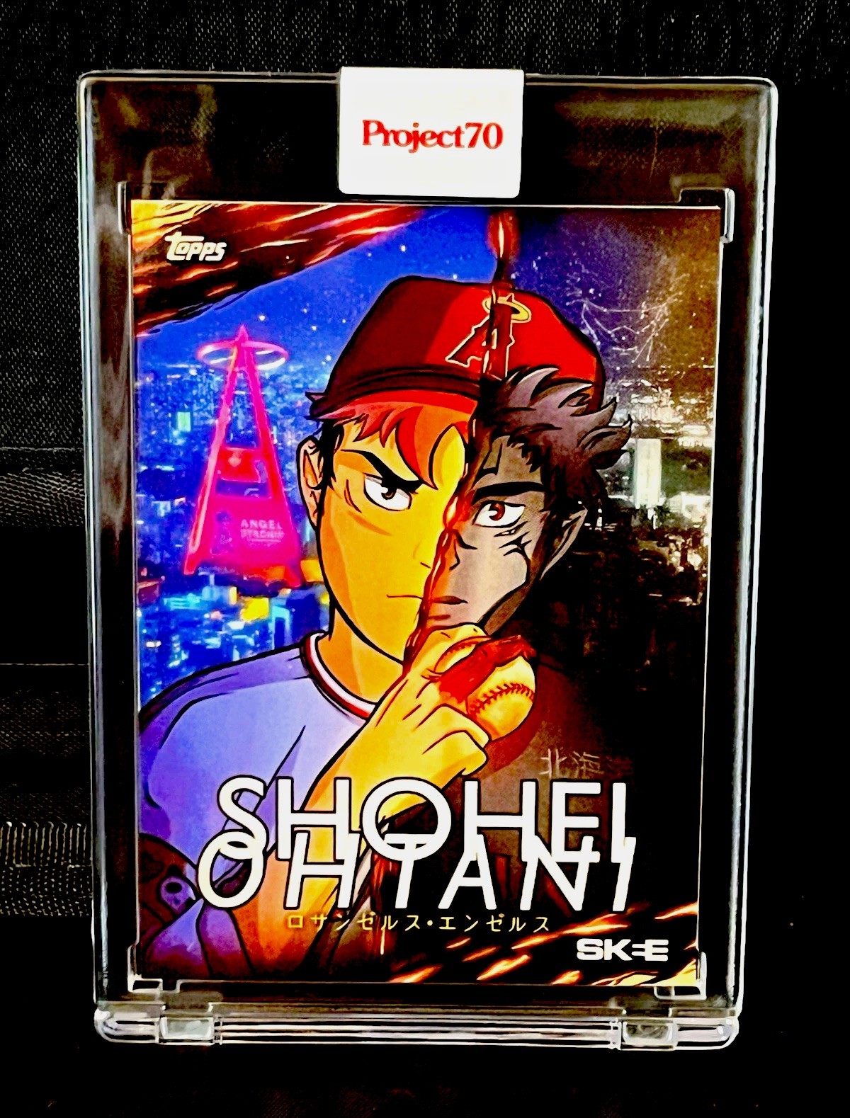 Topps 2021 Project 70 Shohei Ohtani Los Angeles Angels #324 Insert Art Topps 2021 Project 70 Shohei Ohtani Los Angeles Angels #324 Insert Art