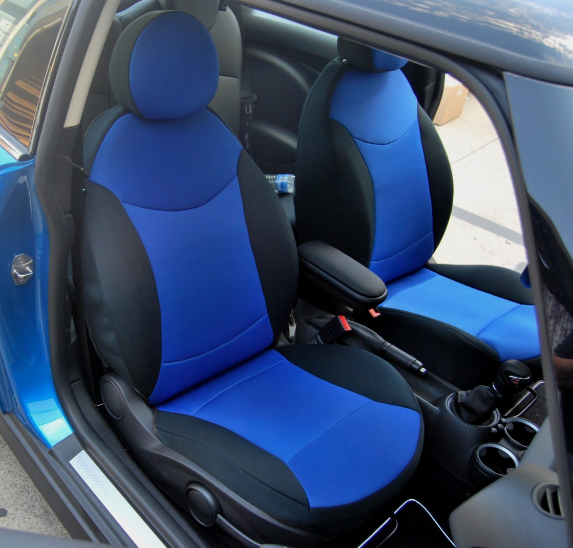MINI COOPER COOPER S SEAT COVERS - NEO SUPREME, 2 FRONT, ORIGINAL FIT, 11 COLORS MINI COOPER COOPER S SEAT COVERS - NEO SUPREME, 2 FRONT, ORIGINAL FIT, 11 COLORS