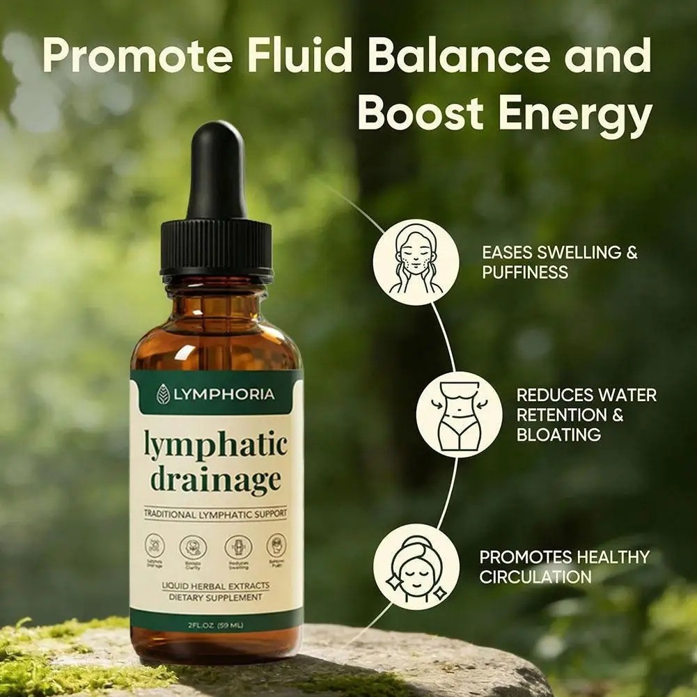 Lymphoria - Lymphatic Drainage Bloat Relief - Detox, & Immune Support 59ml US