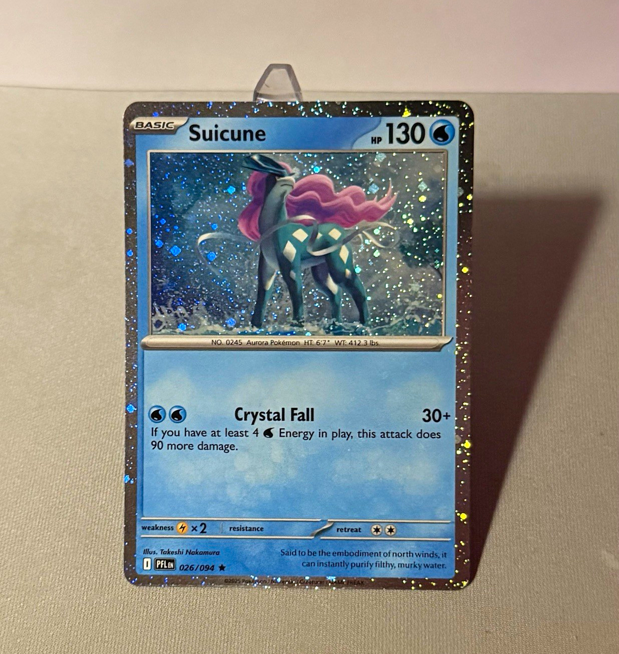 Pokemon TCG Suicune 026/094 Cosmos Holo Pokemon TCG Suicune 026/094 Cosmos Holo