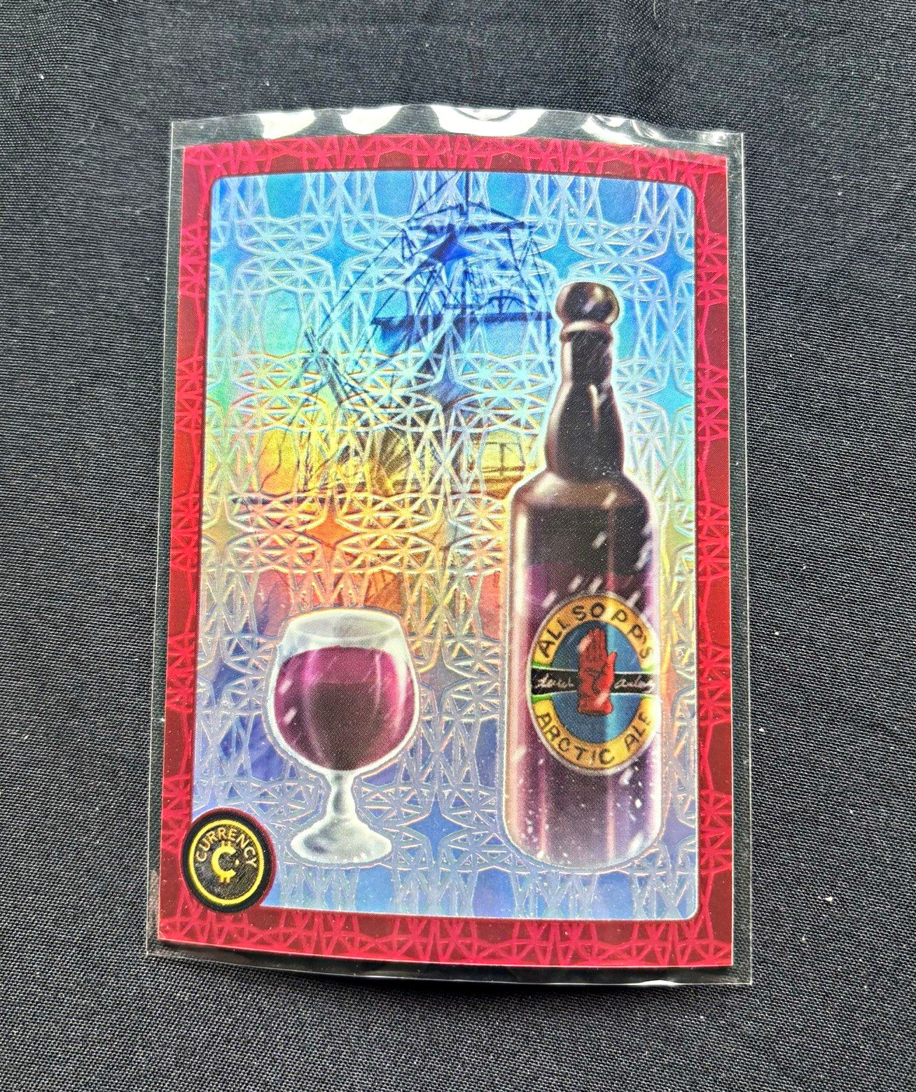Cardsmiths 2024 Currency Cred #67 Allsopp\'s Arctic Ale Red Parallel 14/25