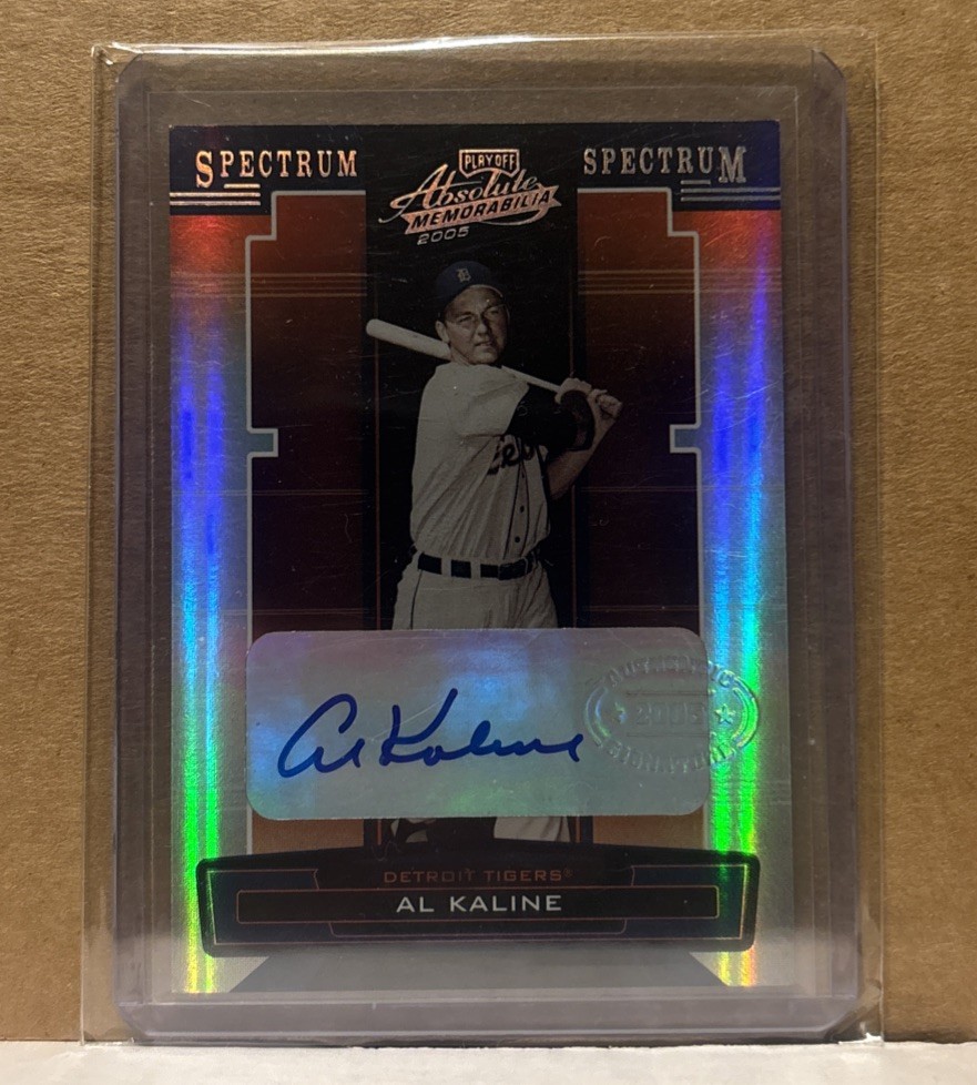 2005 Playoff Absolute Memorabilia - Al Kaline #101 Spectrum Signatures /150 (AU) 2005 Playoff Absolute Memorabilia - Al Kaline #101 Spectrum Signatures /150 (AU)