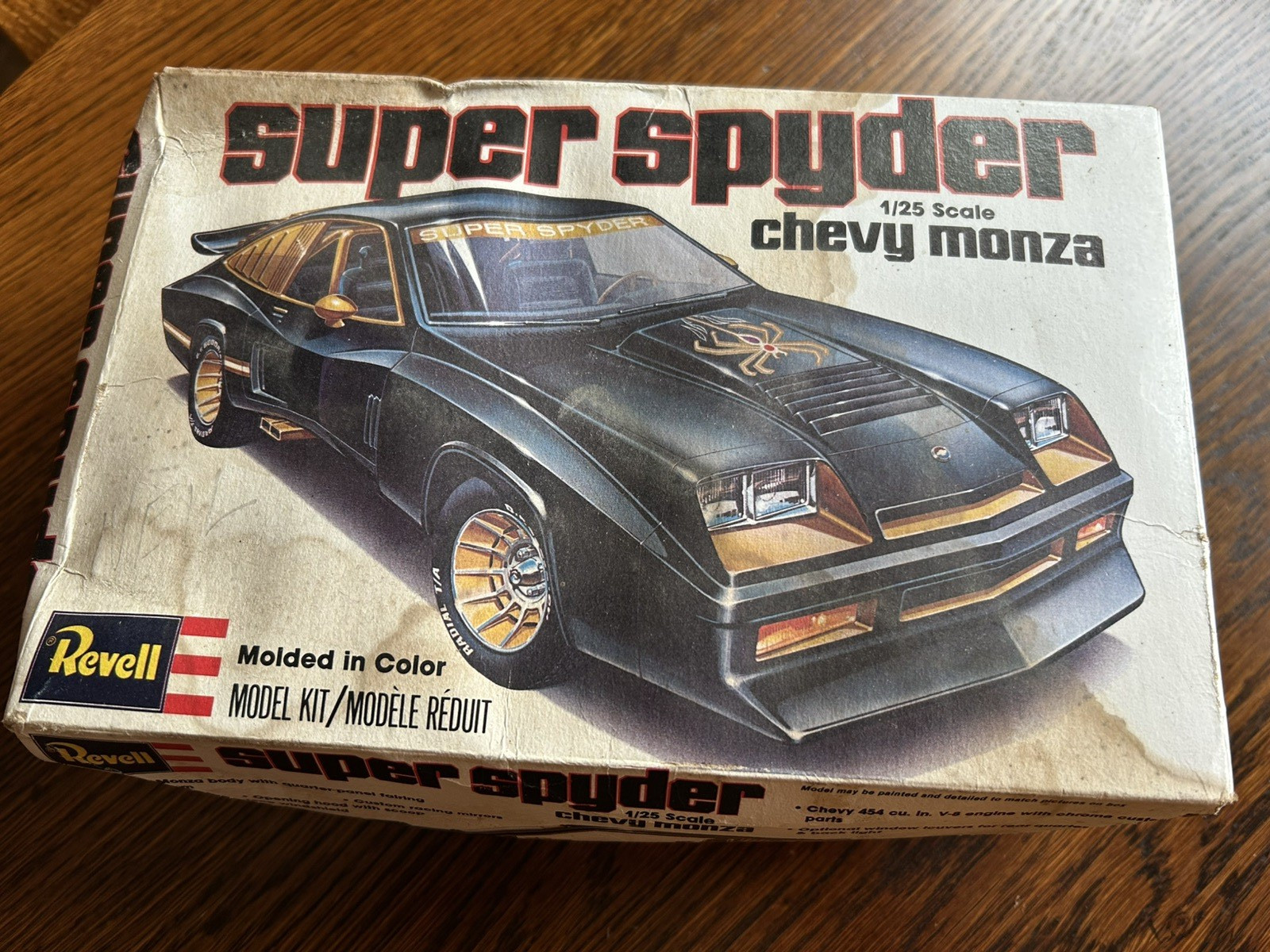 Revell Super Spyder Chevy Monza Model Car Kit H-1346 1/25 1978 Builder Read