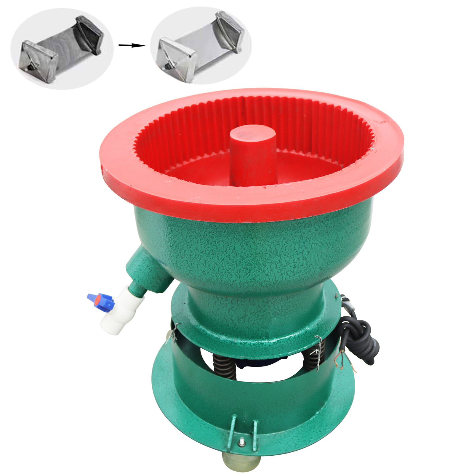 220V 40L Vibration Deburring Polishing Machine Vibration Grinding Machine 0.7HP