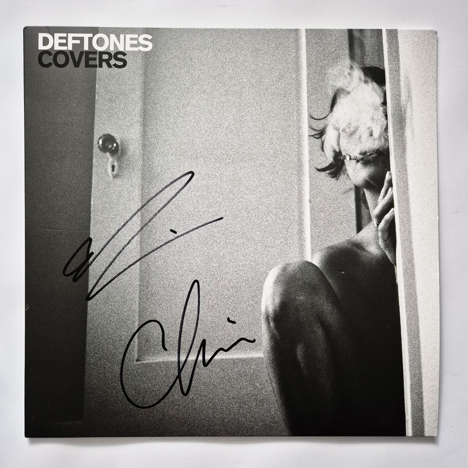 DEFTONES Covers LP vinyl SIGNED by 2 original AUTOGRAPHS Racc COA