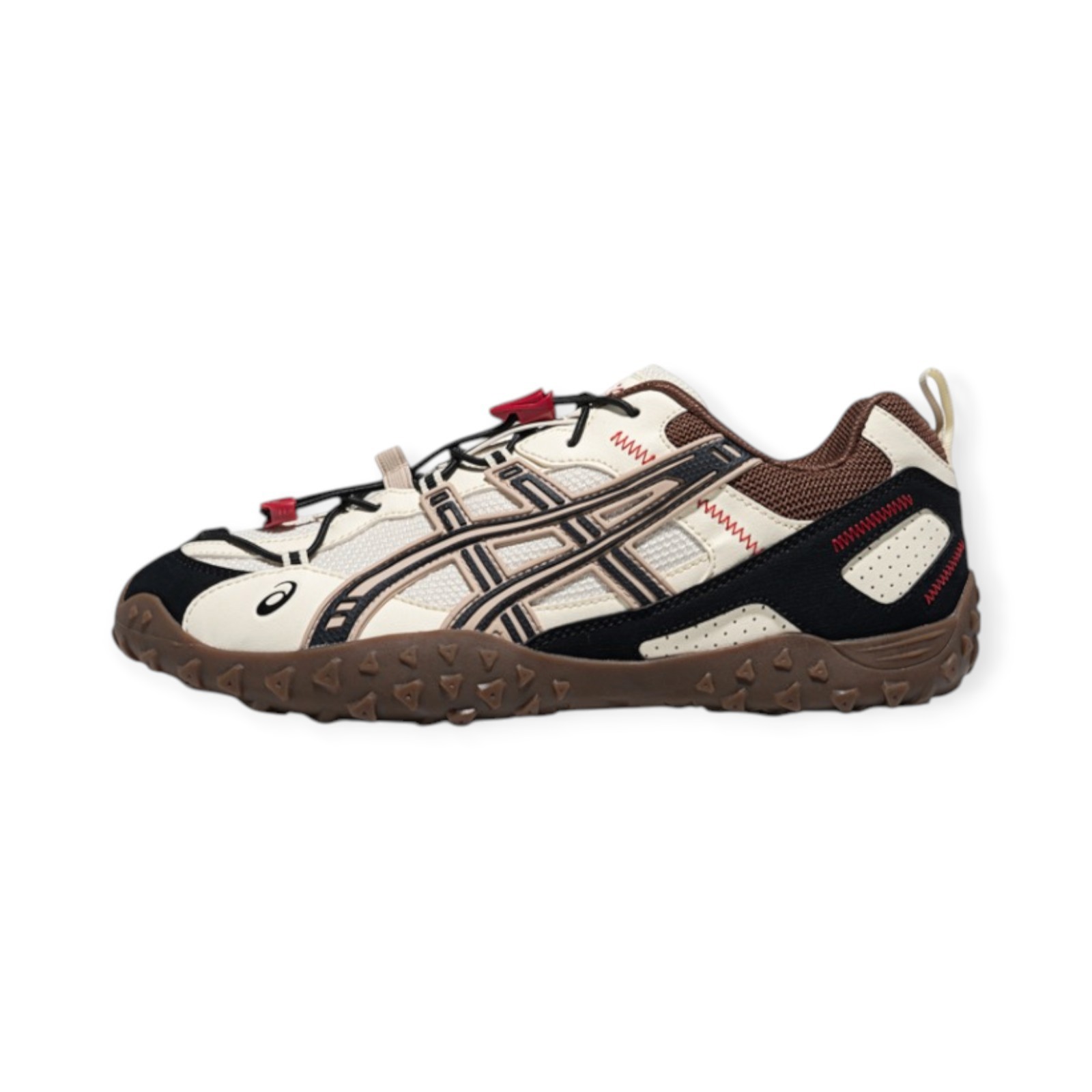 Asics GEL-AMMG Ecru Black Retro Trail Running Sneakers 1203B274-100