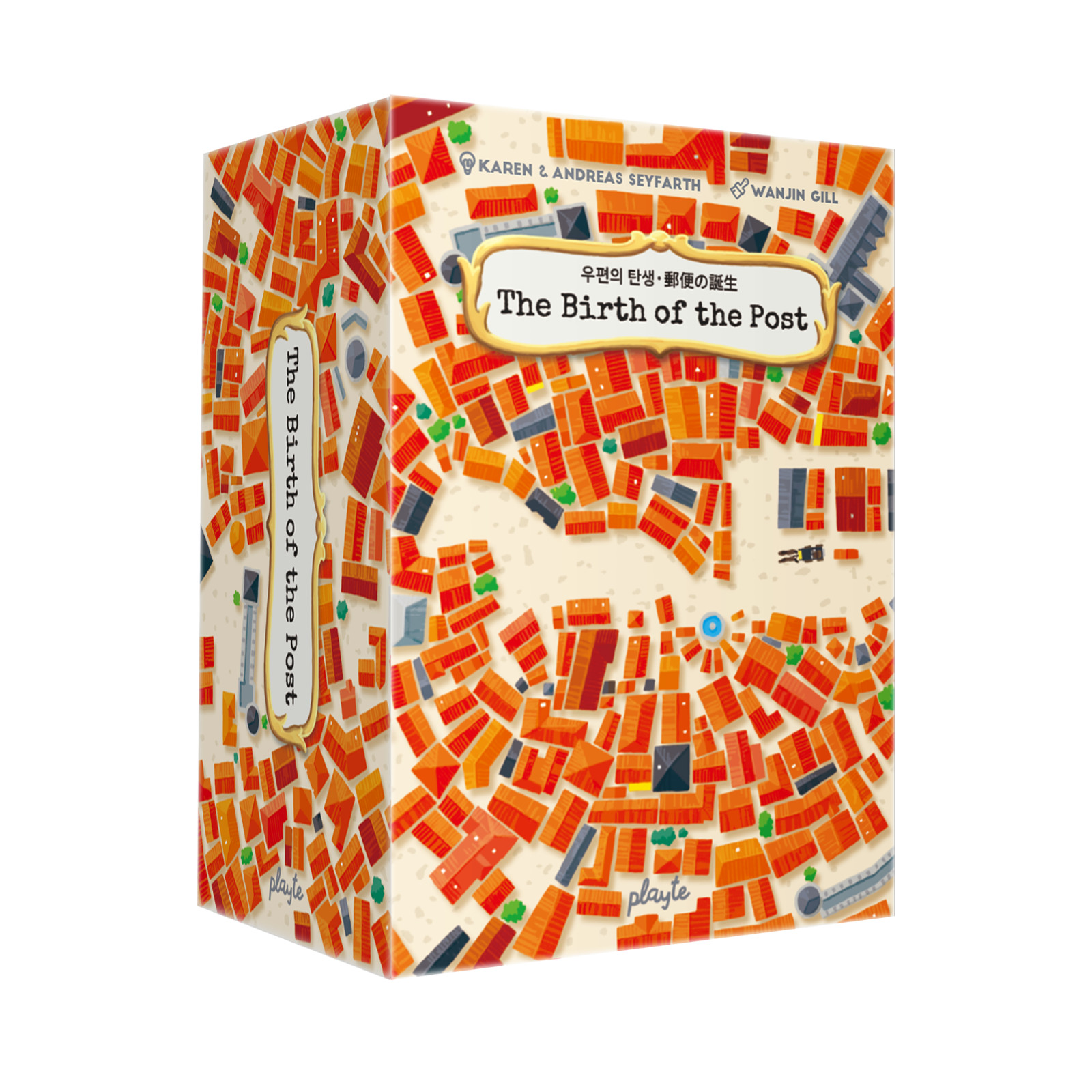 The Birth of the Post Board Game by Playte – Strategic Route Building Game for 2