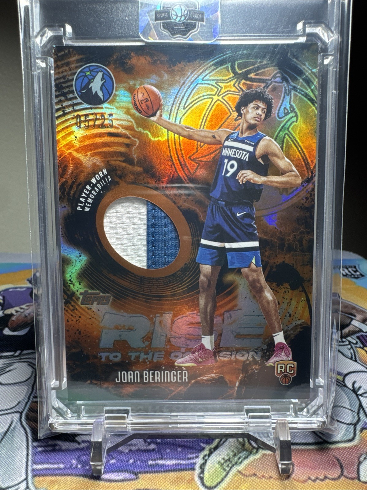 2025-26 Topps - Rise to the Occasion Relics Joan Beringer #RTO-JB Orange Rainbow 2025-26 Topps - Rise to the Occasion Relics Joan Beringer #RTO-JB Orange Rainbow