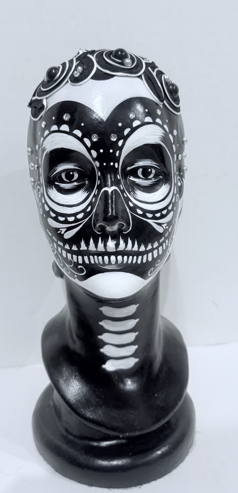 Vintage 2000 Katherine’s Collection Beautiful Day Of The Dead Sugar Skull HTF