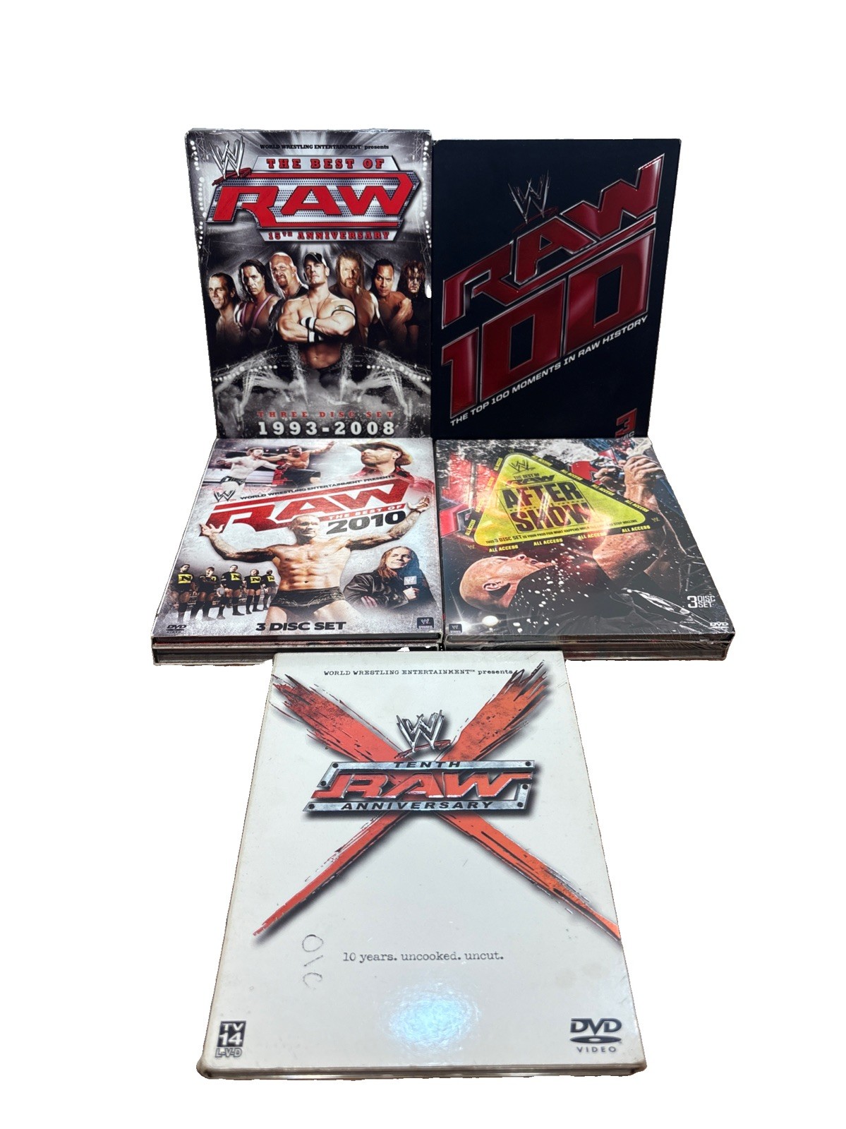 WWE Raw DVD Lot WWE Raw DVD Lot