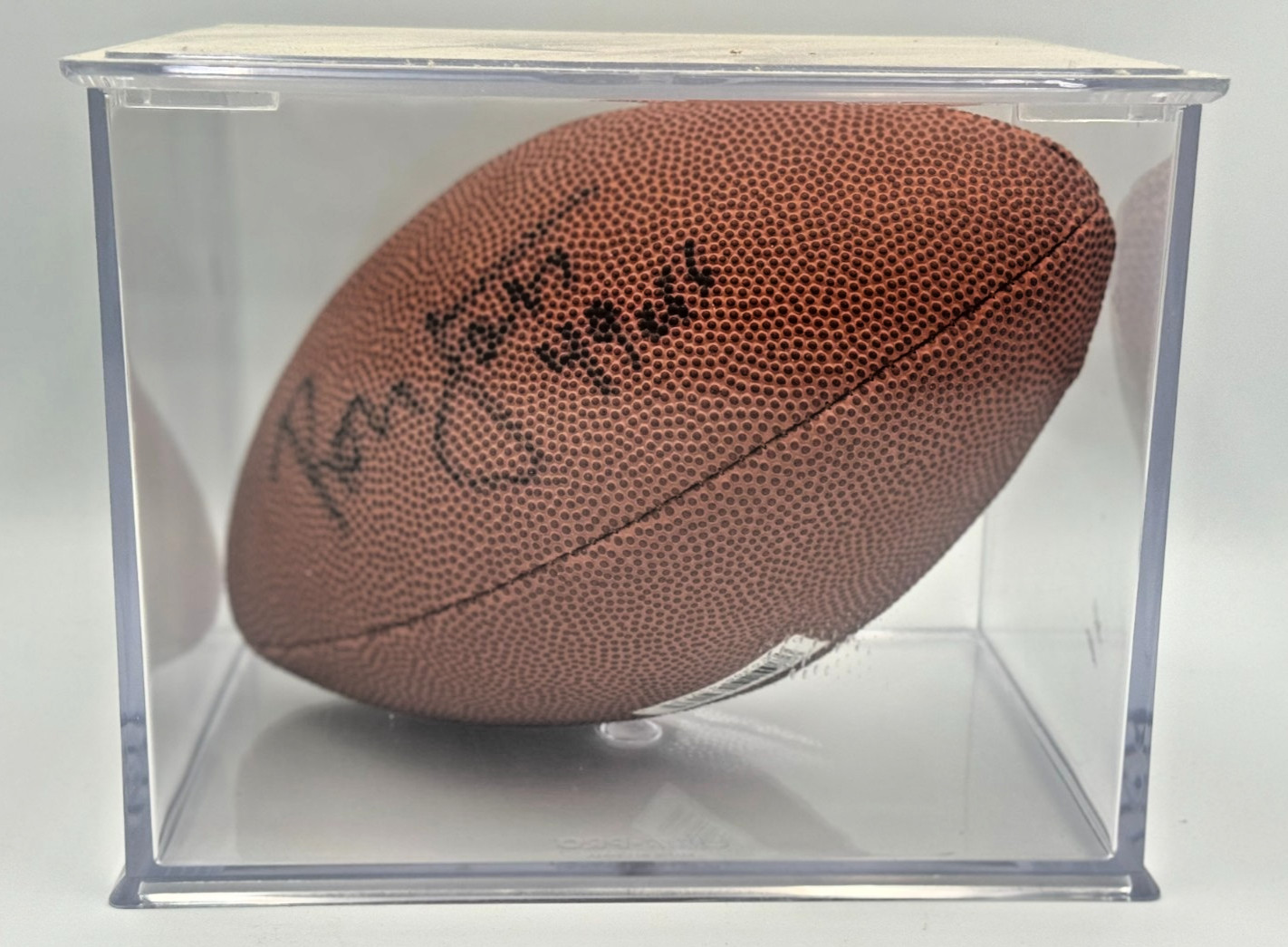 Ronnie Lott Signed NFL Wilson Football San Francisco 49ERS Autograph - No COA