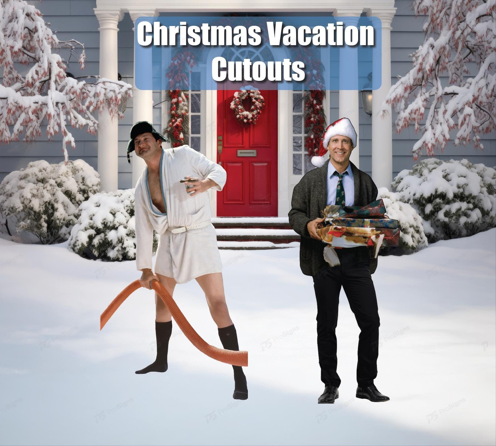 Christmas vacation life-size cutouts, cousin eddie & clark griswold Christmas vacation life-size cutouts, cousin eddie & clark griswold