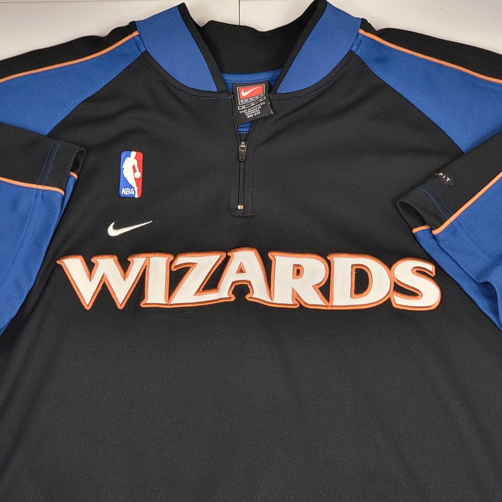 Vintage 2000 Nike Team Washington Wizards Warm Up Jersey NBA