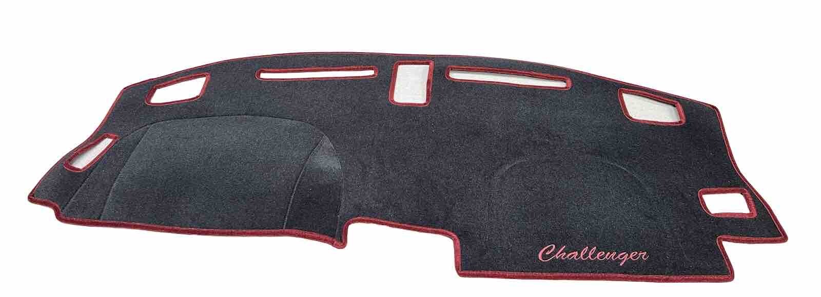 Fits 2008-2009-2010-2011-2012-2013-2014 Dodge Challenger Dash Cover Black carpet
