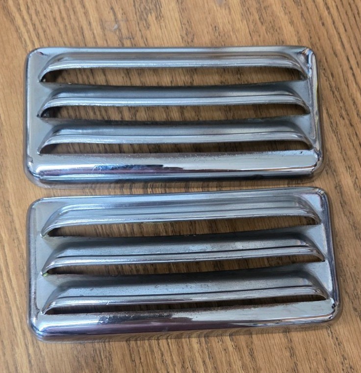 Vintage 50’s O\'Keefe & Merritt Gas Stove Chrome finish Top Exhaust Heat Vent Vintage 50’s O\'Keefe & Merritt Gas Stove Chrome finish Top Exhaust Heat Vent