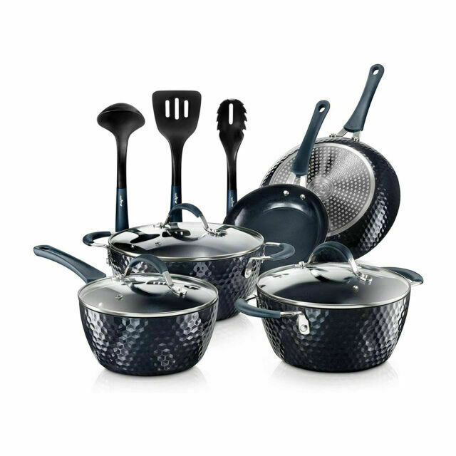 NutriChef NCCW11DS Nonstick Kitchen Cookware Set - 11 Piece NutriChef NCCW11DS Nonstick Kitchen Cookware Set - 11 Piece