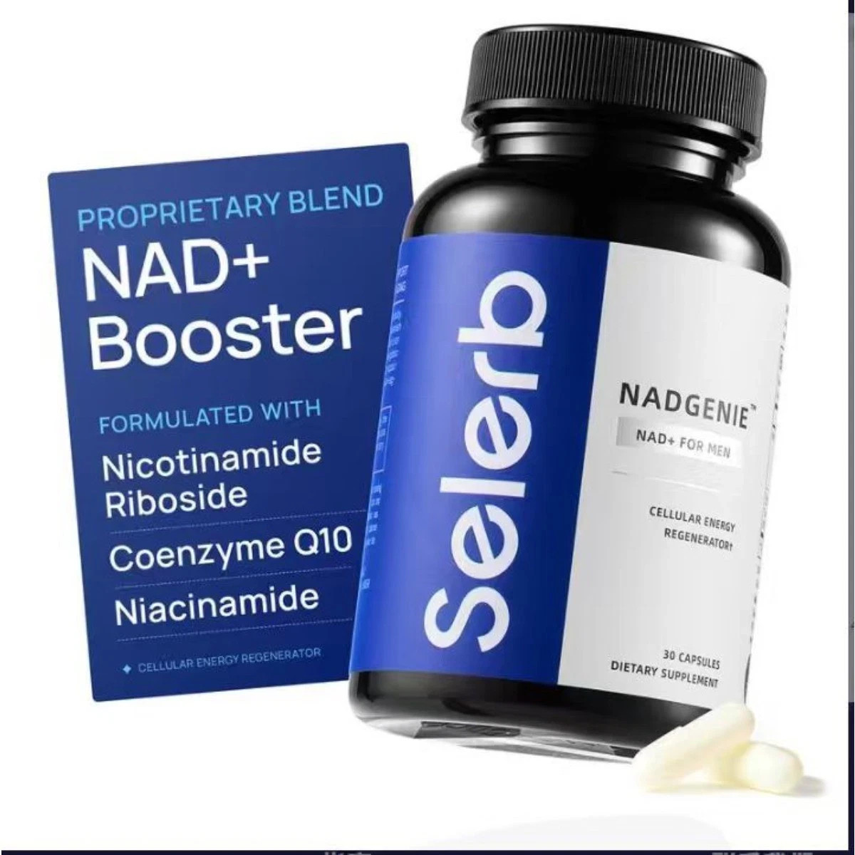 Selerb Liposomal NAD+ Supplement for Men – Supports Energy, Prostate Health & Ce