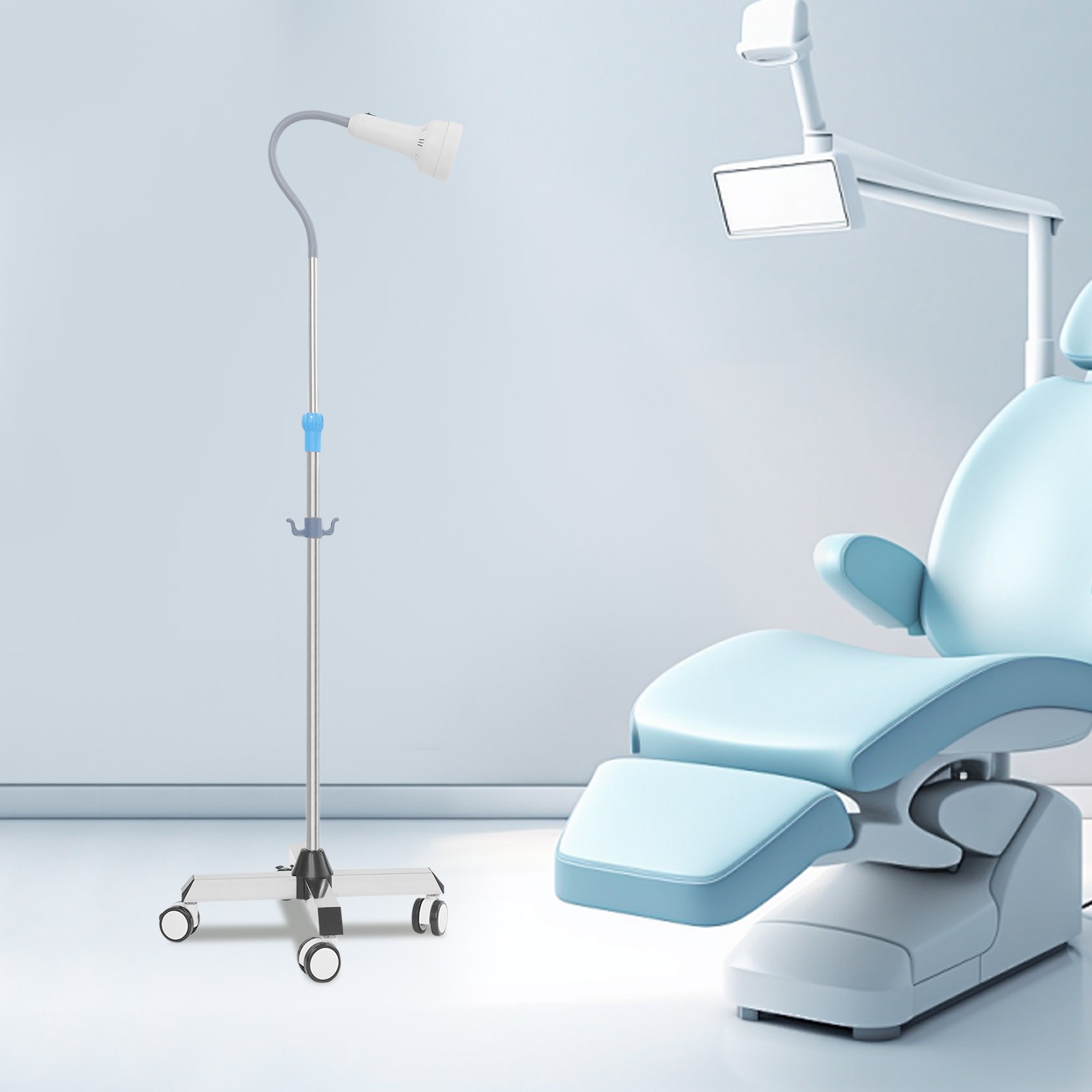 Exam Light 30W LED Medical Exam Lamp Mobile Surgical Examination Lamp 110-220V