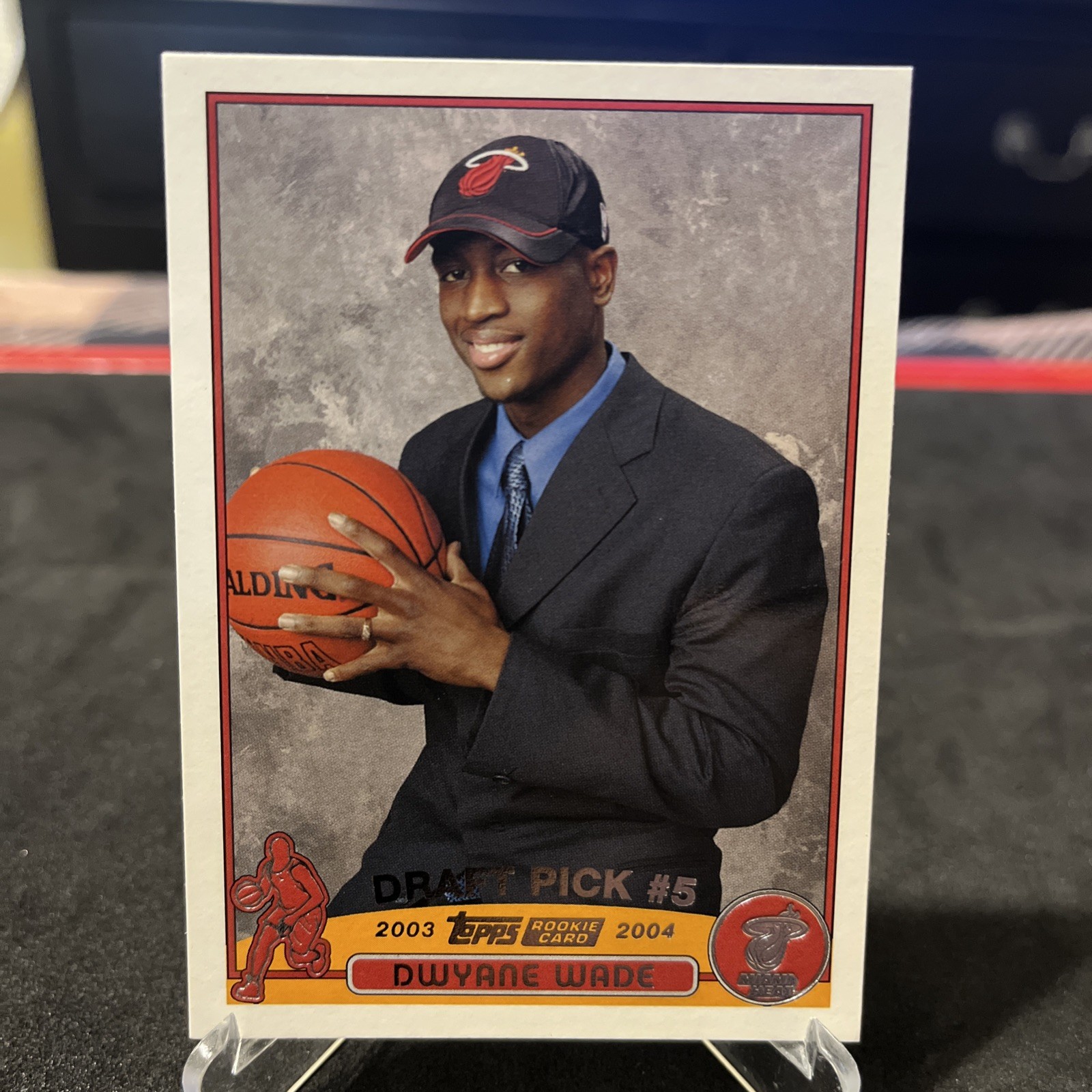 2003-04 Topps Draft Pick Dwyane Wade #225 Rookie Card RC Miami Heat 2003-04 Topps Draft Pick Dwyane Wade #225 Rookie Card RC Miami Heat