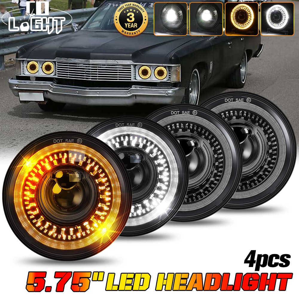Fit 1958-1975 Chevy Bel Air 4PCS 5 3/4