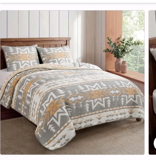 Pendleton Cotton Woven Coverlet, 3-piece Set, New, King Pendleton Cotton Woven Coverlet, 3-piece Set, New, King