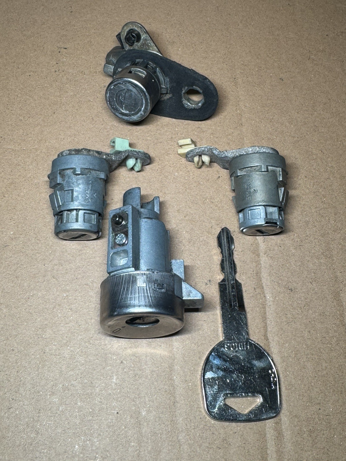 1996-2000 Honda Civic Hatchback ek ignition door trunk tumbler key lock Set Oem