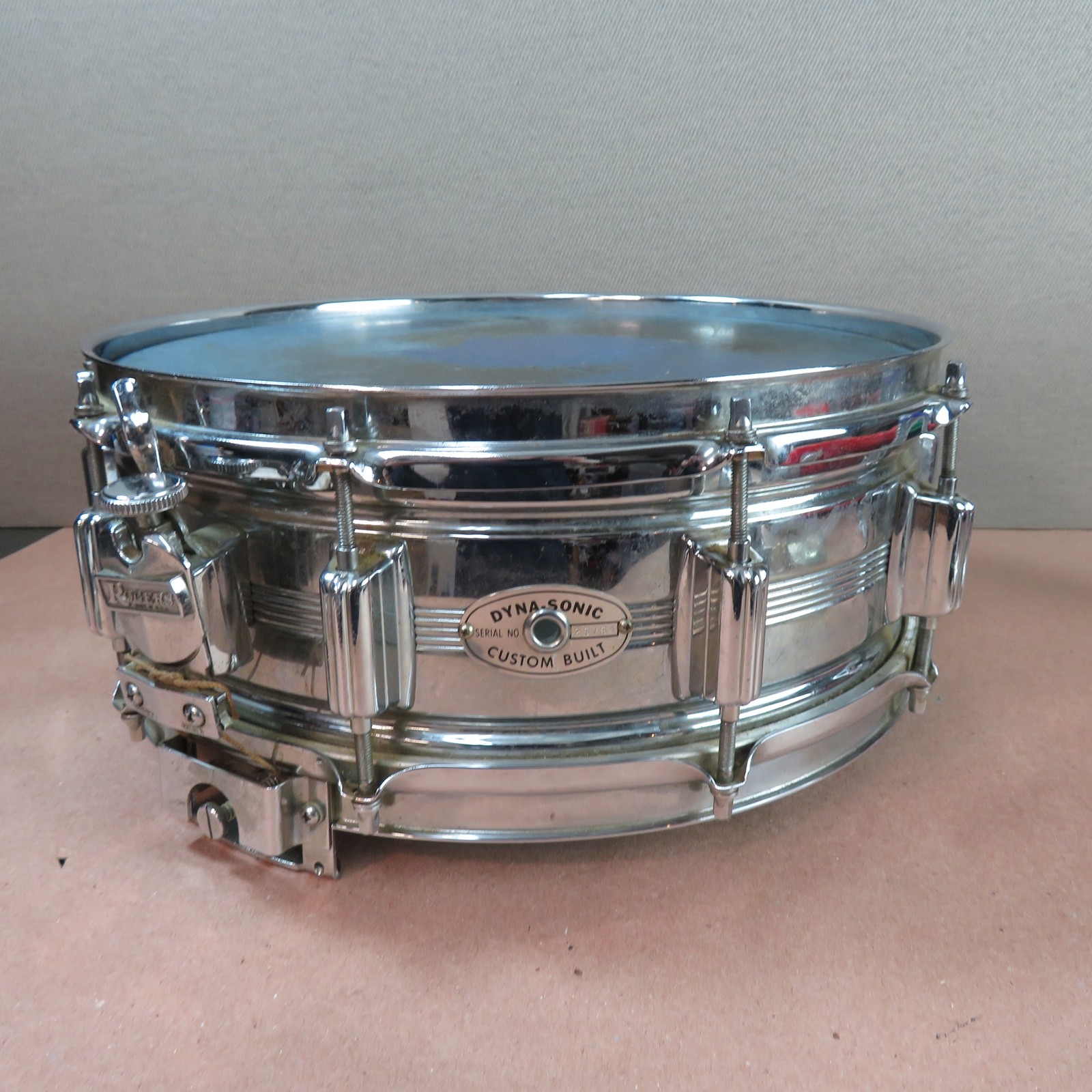 Vintage 1970s Rogers Dyna-Sonic COB Snare Drum 5x14\