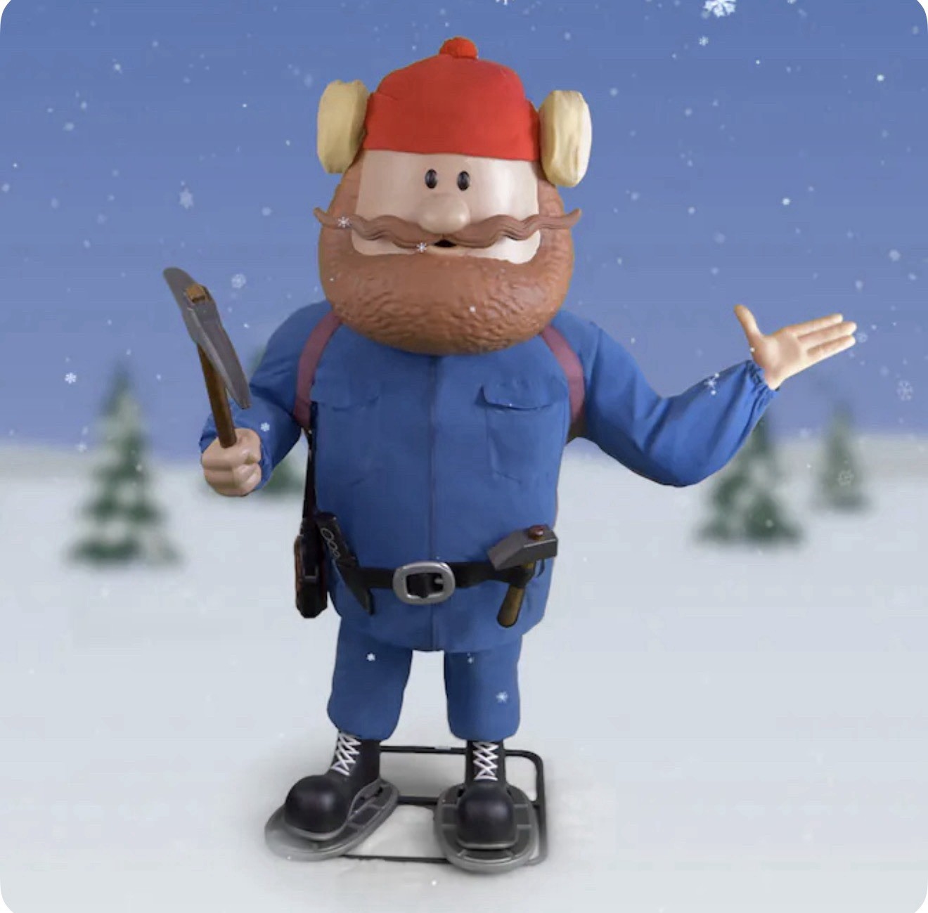 6ft Yukon Cornelius Animatronic Rudolph the Red-Nosed Reindeer Christmas Decor