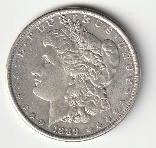 1889 P Morgan Silver Dollar #686 1889 P Morgan Silver Dollar #686
