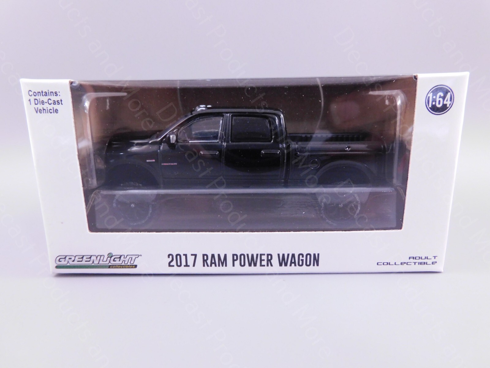2024 Greenlight LIFTED Black 2017 DODGE RAM 2500 POWER WAGON Pickup 51582-B 1:64