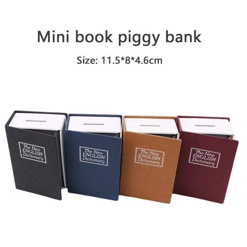 Diversion Book Safe Secret Storage Box Fake Book with Combination Lock Hidden