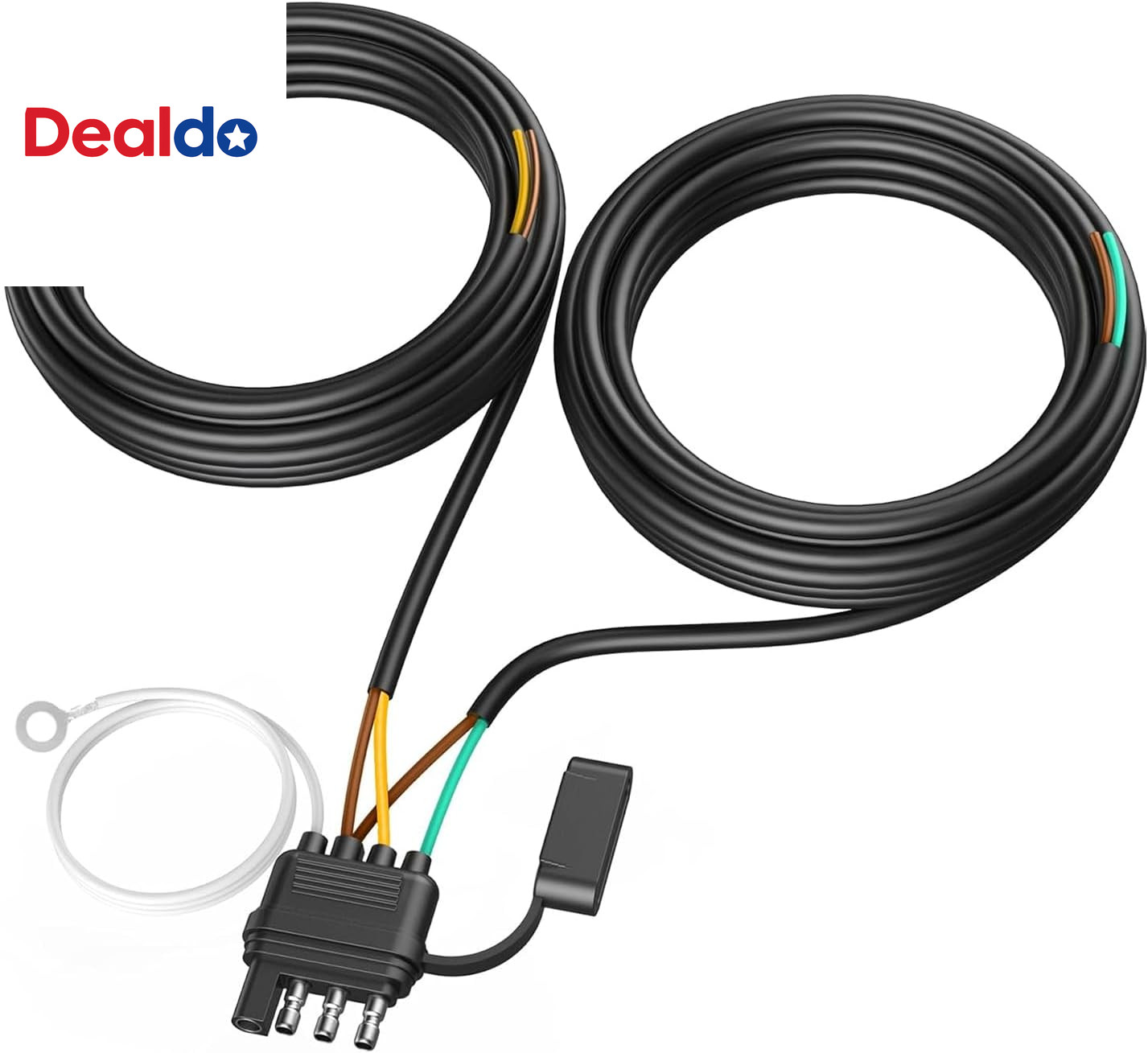 4 Pin 5 Wire Trailer Wiring Harness, 26FT Trailer Wiring Harness Kit, Boat Trail