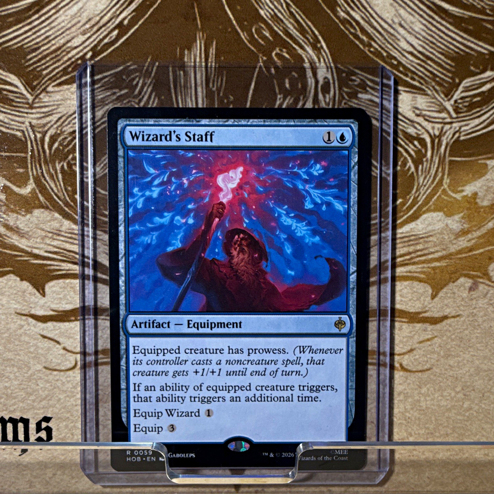 Wizards of the Coast MTG Wizard\'s Staff ENG R0059 HOB