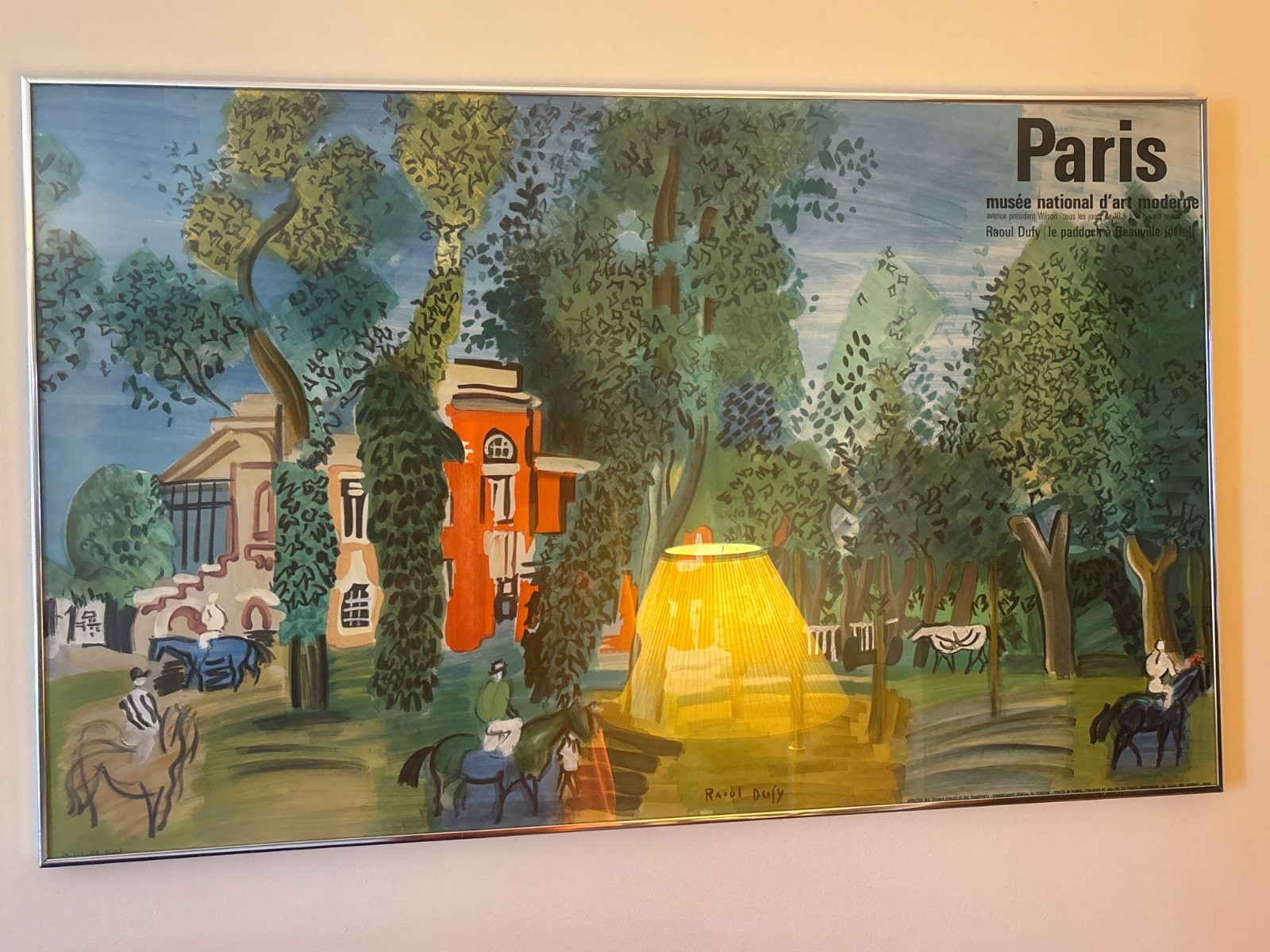Raoul Dufy’s Le Paddock à Deauville originally painted in 1930 Raoul Dufy’s Le Paddock à Deauville originally painted in 1930
