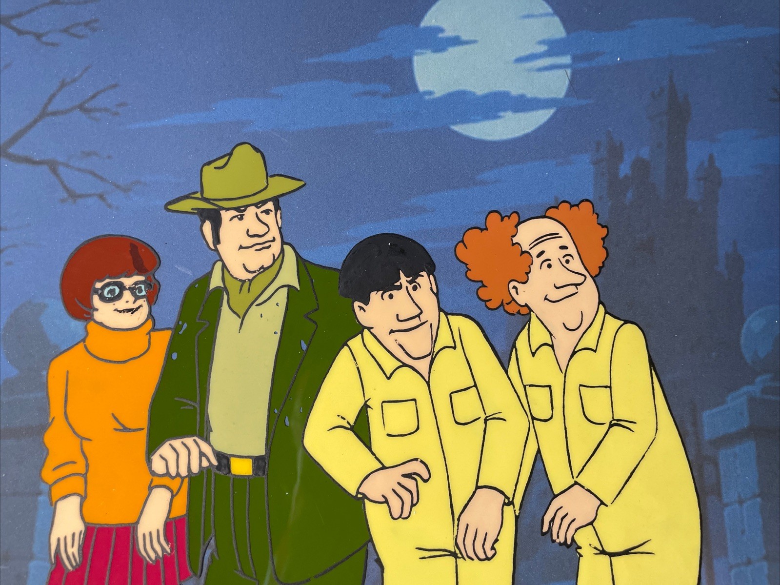 SCOOBY-DOO animation cel 1972 Vintage Cartoons Production Art THREE STOOGES I10 SCOOBY-DOO animation cel 1972 Vintage Cartoons Production Art THREE STOOGES I10