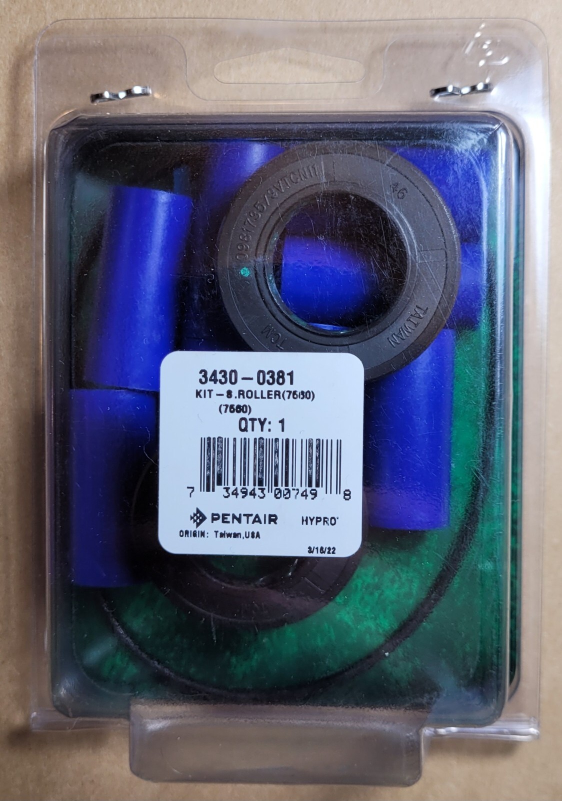3430-0381 HYPRO Pentair 8 Roller Pump Repair Kit (7560) ** NEW SEALED ** 3430-0381 HYPRO Pentair 8 Roller Pump Repair Kit (7560) ** NEW SEALED **