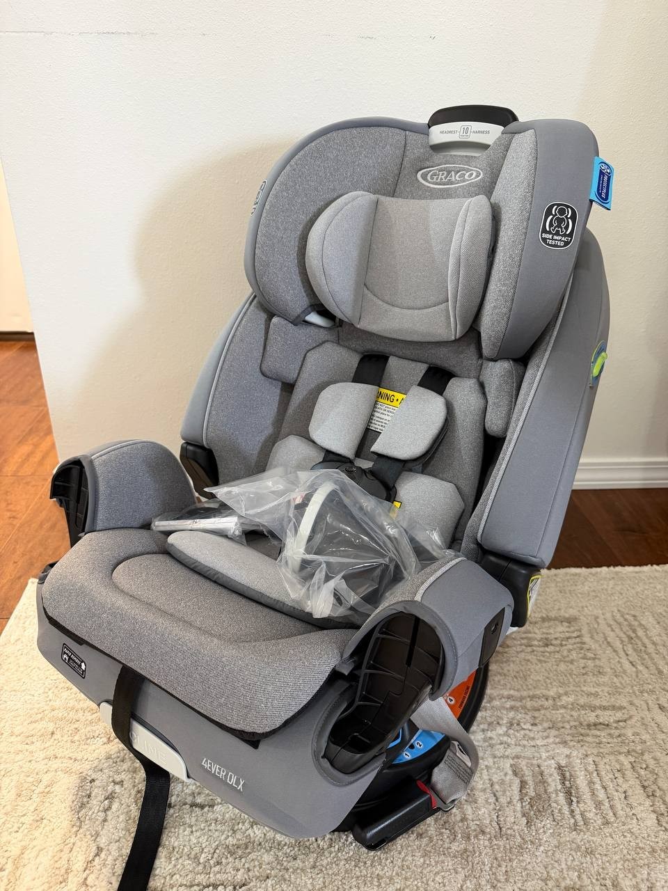 Graco 4Ever DLX 4-in-1 Convertible Car Seat Highback Backless Booster Charlie