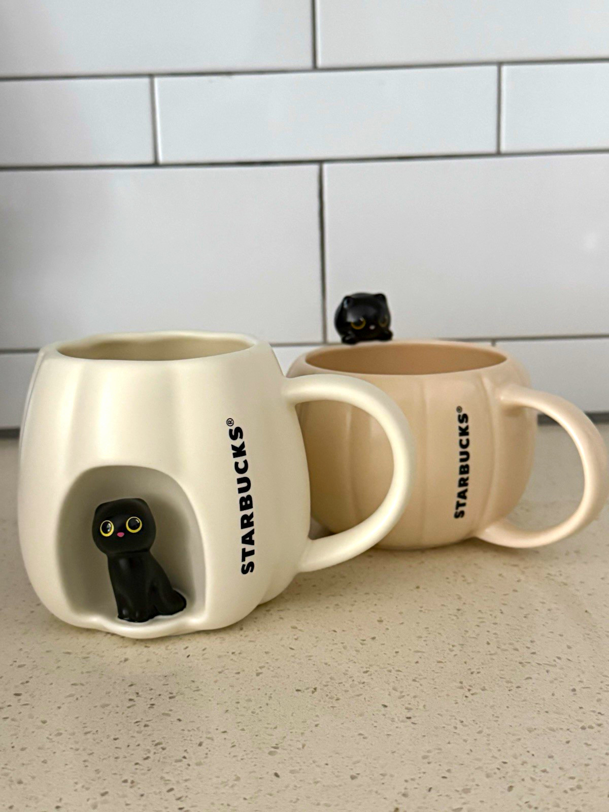 Starbucks 2026 Black Cat Mug Set of 2 Europe Exclusive + US Collectible Limited Starbucks 2026 Black Cat Mug Set of 2 Europe Exclusive + US Collectible Limited