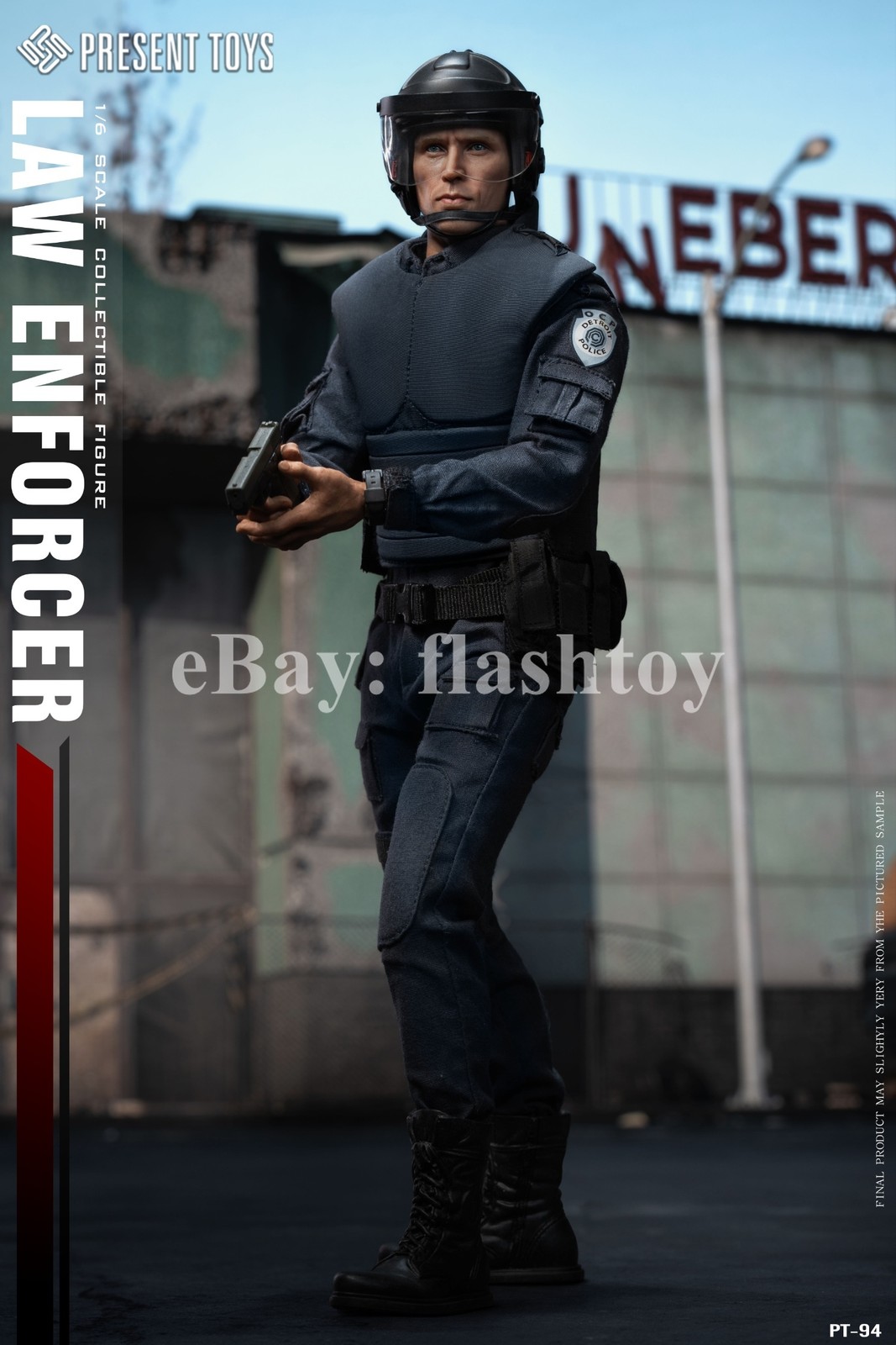 Presale PRESENT TOYS PT-sp94 1/6 Law Enforcer Police Officer Murphy Figure Toy