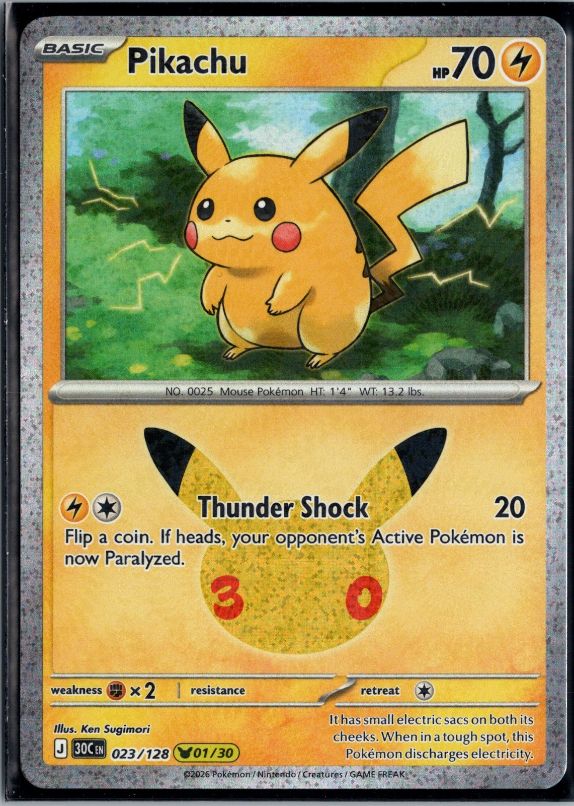 2026 Pokémon 30th Celebration Pikachu 1/30-30/30 Choose Your Card English TCG 2026 Pokémon 30th Celebration Pikachu 1/30-30/30 Choose Your Card English TCG