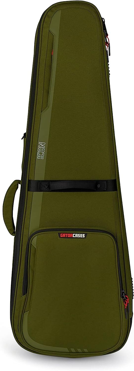 Gator ICON Series Premium Weather Resistant Electric Guitar Gig Bag; Green Gator ICON Series Premium Weather Resistant Electric Guitar Gig Bag; Green