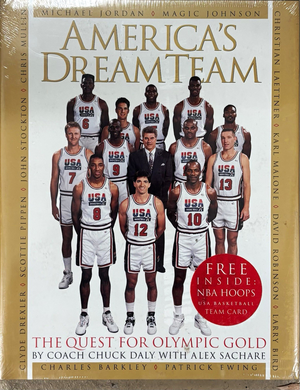 America\'s Dream Team Gold Medal Hoops. 1992. By Coach Chuck Daly. Never opened. America\'s Dream Team Gold Medal Hoops. 1992. By Coach Chuck Daly. Never opened.