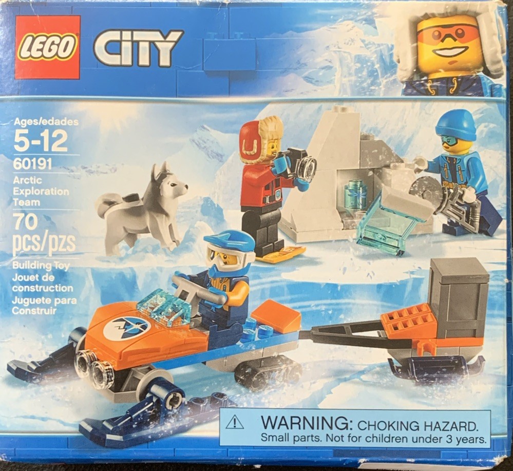 LEGO City Arctic Exploration Team 60191 70-Piece Complete Set With Box LEGO City Arctic Exploration Team 60191 70-Piece Complete Set With Box