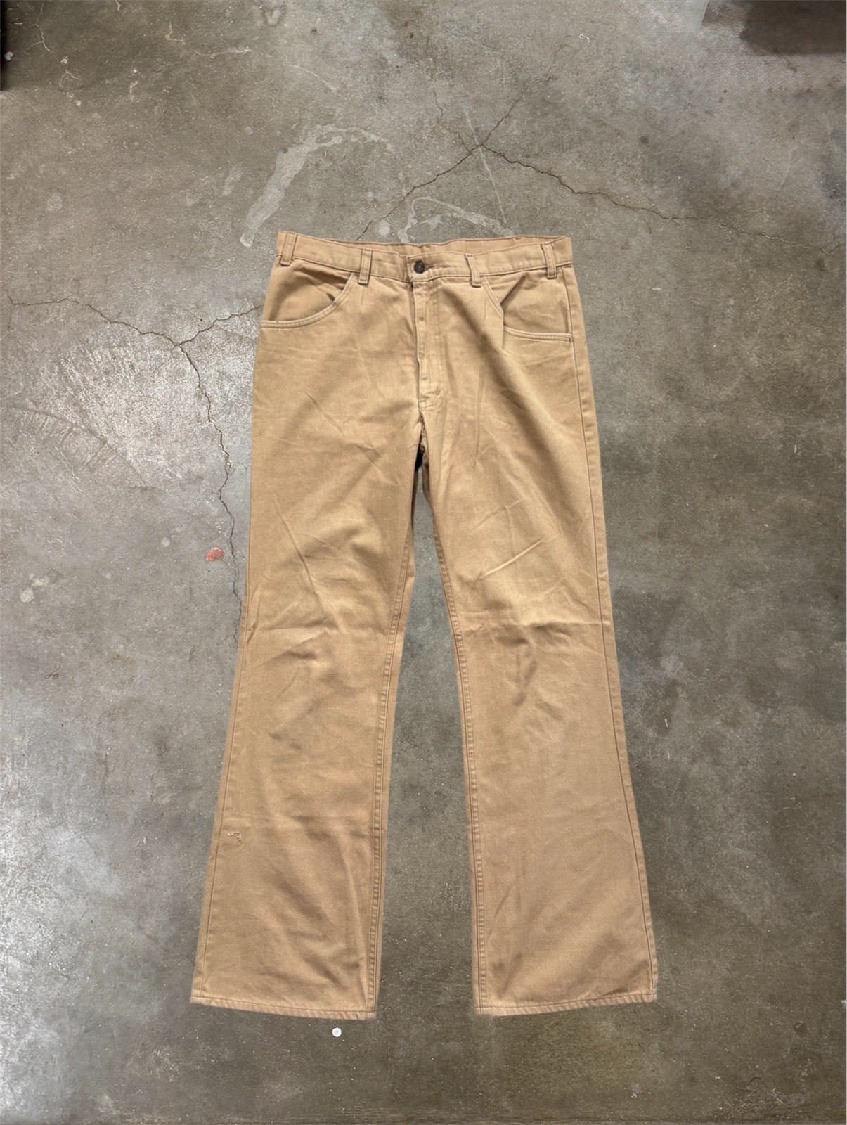 Vintage 1970s 1980s Tan Levi’s 517 Bootcut Western Pants 36x34 Vintage 1970s 1980s Tan Levi’s 517 Bootcut Western Pants 36x34